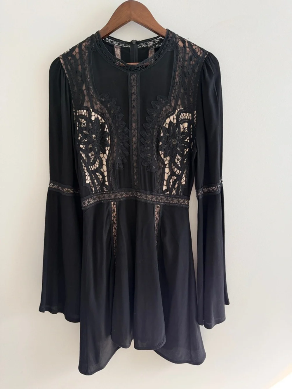 for love and lemons black lace mini dress | Dresses | For Love Lemons Romantic Sheer Size M the Liya lace midi impact_cotton_semi-synthetic_blend_peru_pima Maddie Black Dress Euphoria Color:Galaxy